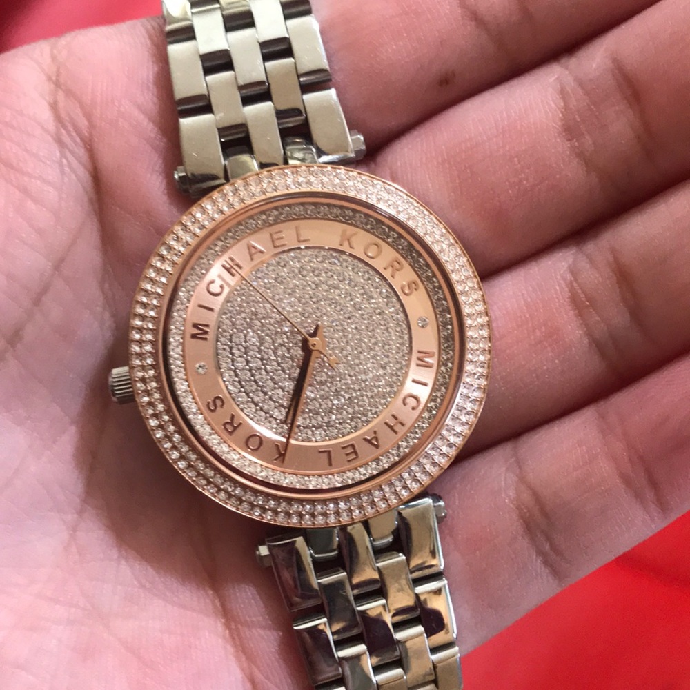Michael Kors Watch with Rose Gold Face